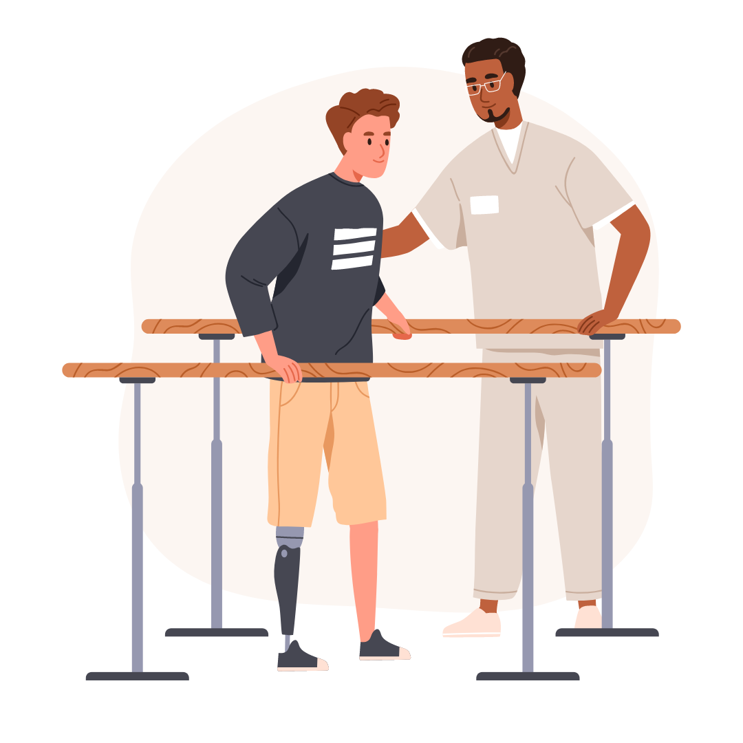 Behandlungsraum der Praxis Hips Don’t Lie mit Trainingsgeräten